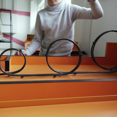 boy conducts research experience. museum of entertaining sciences square video