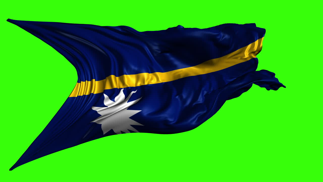 Waving Marshall Islands Flag