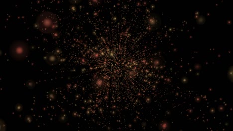 partículas abstractas galaxias estrellas