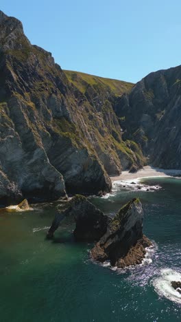 sturral 4k vertical drone footage - glencolumbkille - co.donegal - ireland - 53