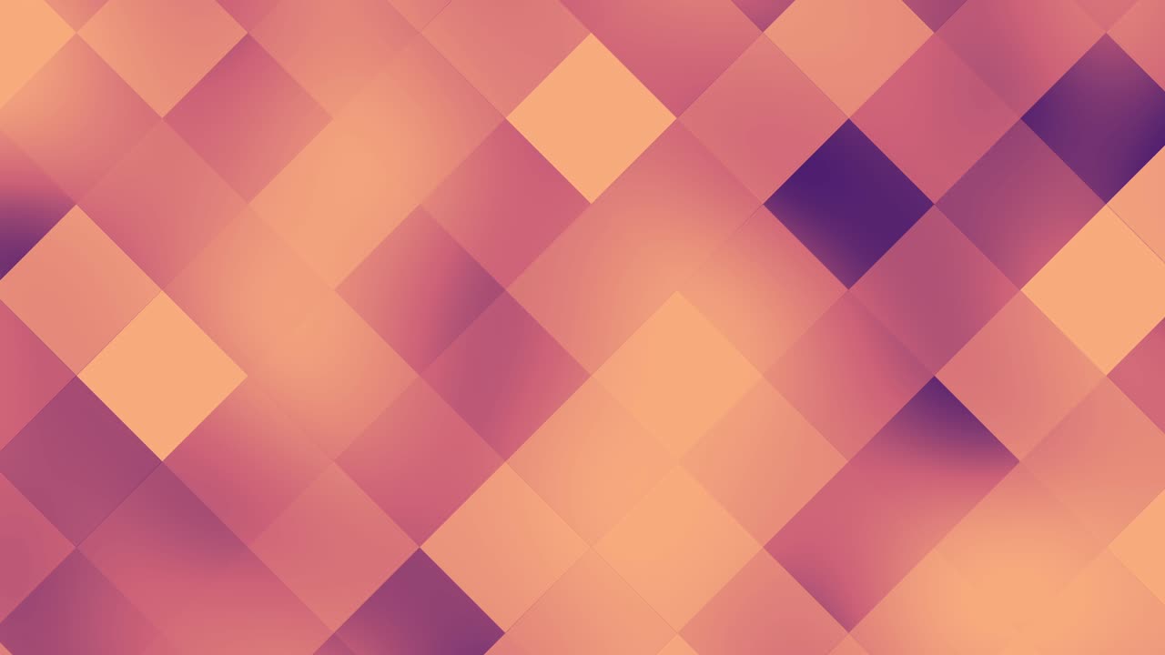 numerosas rejillas cuadradas esparcidas por el área y destellos cambiando continuamente de colores