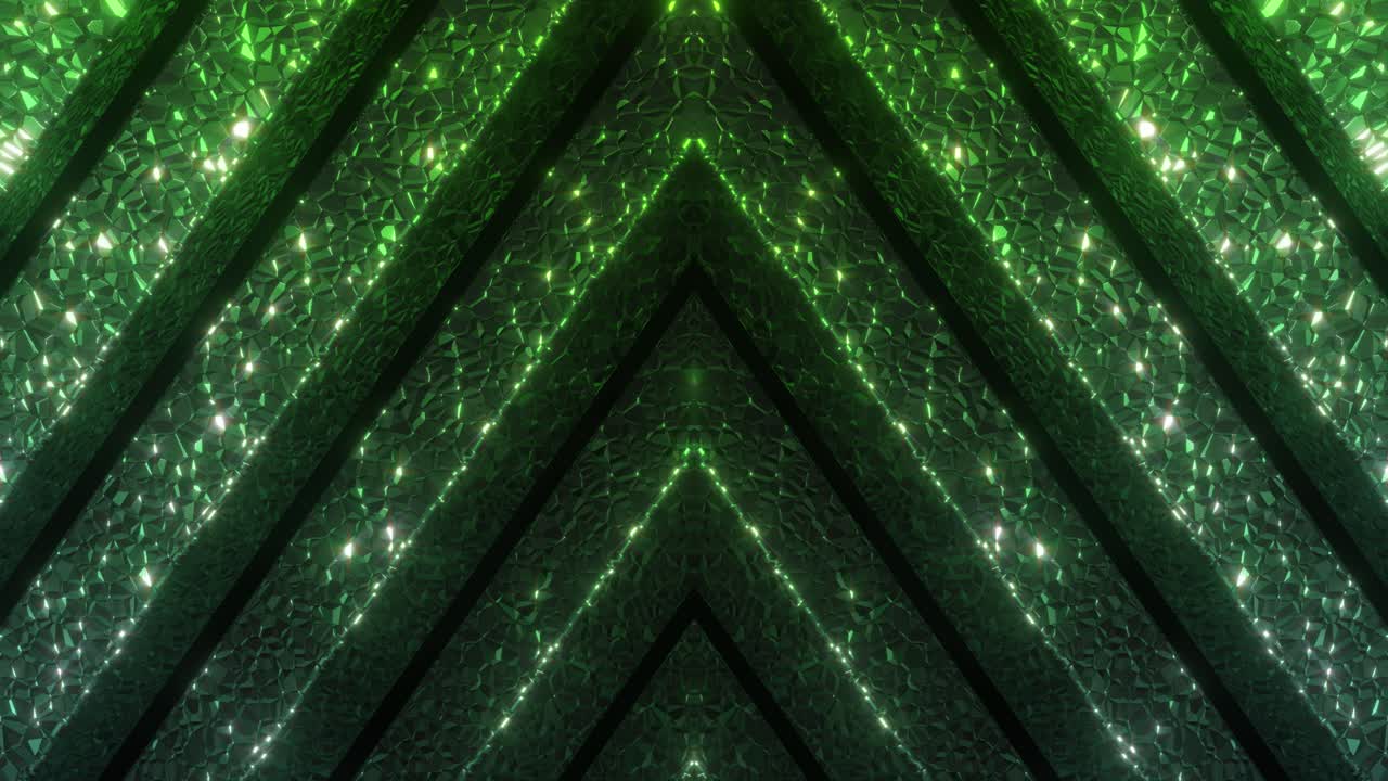 Abstract Geometric Crystal Pattern Background