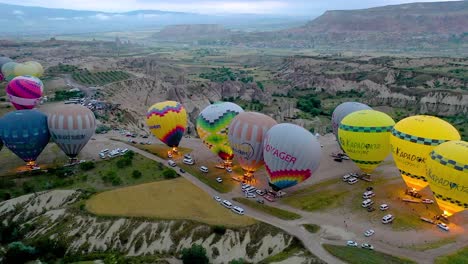 hot air balloons in cappadocia, turkey, hot air balloon festival