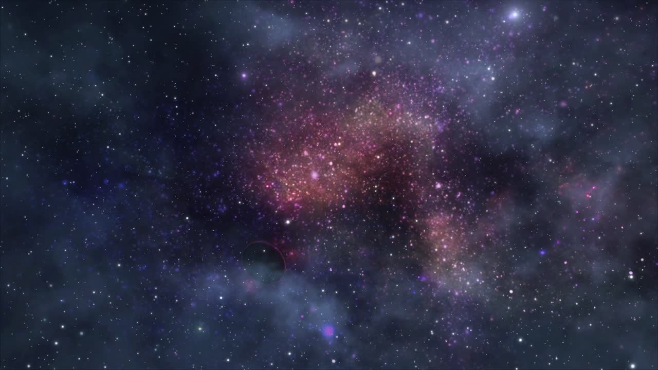 the clouds of nebulae that decorate the star-filled universe