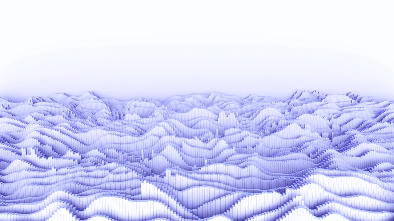 4k 추상적인 파동 형태와 복사 공간