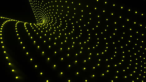 fondo en espiral de puntos brillantes abstractos
