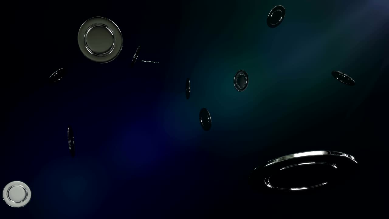 카지노  은색, 어두운 배경