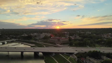 over the river and into the sunset.