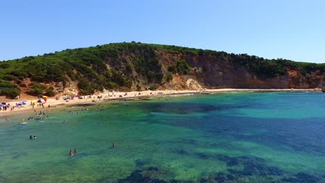 aerial-shot-by-drone-of-the-most-beautiful-beach-of-el-kala