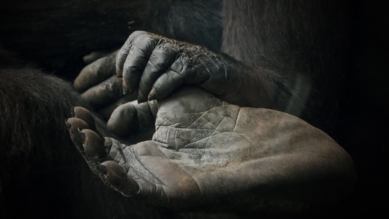 Chimpanzee family bonding Animal love and care