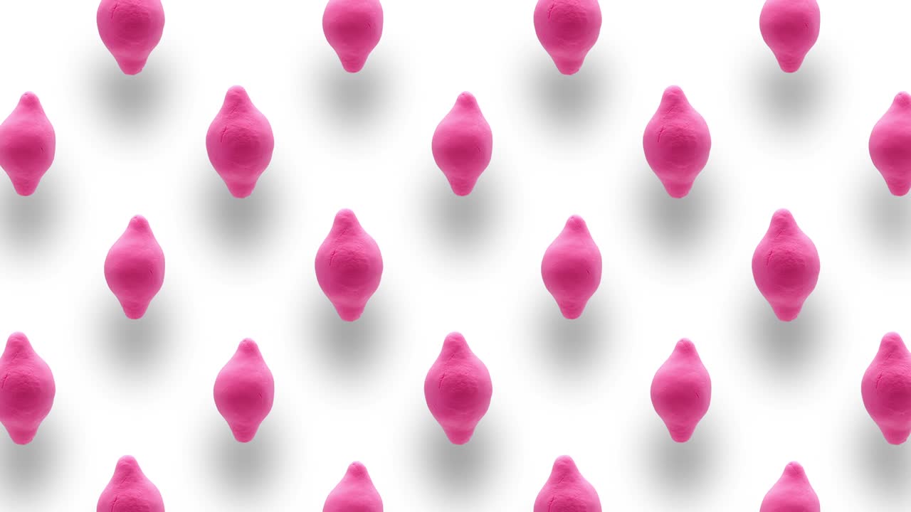 추상적인 객체 애니메이션 배경