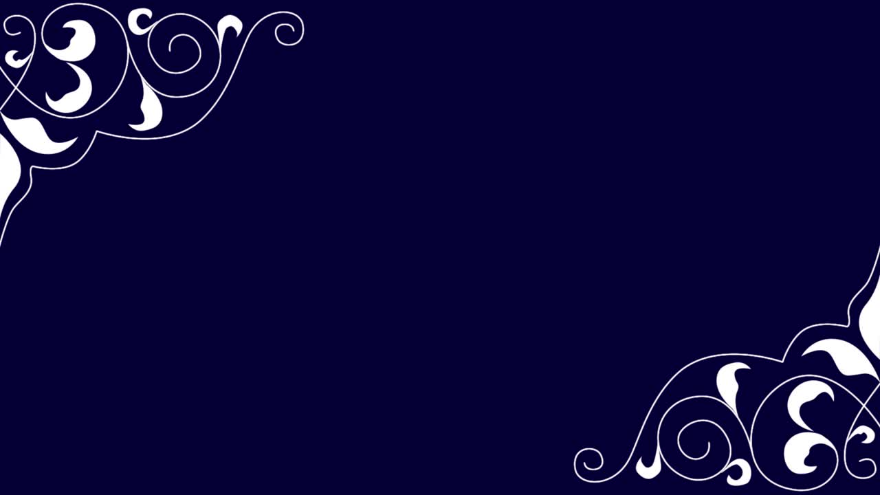 4k 추상적인 기하학적 모양 프레임, 직사각형 프레임; 깨한 추상적인 입자 프레임 루프 가능한 파란색 배경, 동양 프레밍; 중동 상징