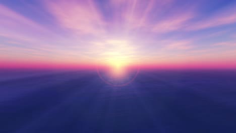 sunset over ocean 4k