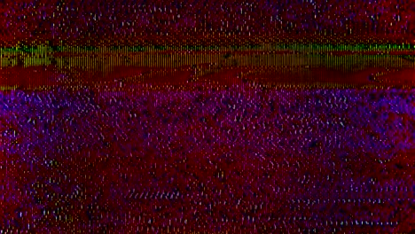 vhs effect in format of red horizontal stretch across the screen