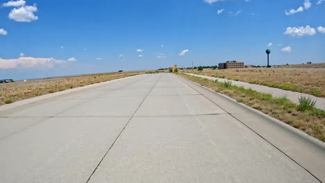 empty road on a sunny day