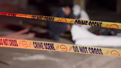 investigación de la escena del crimen