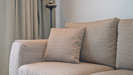 pillow decoration on sofa in living room