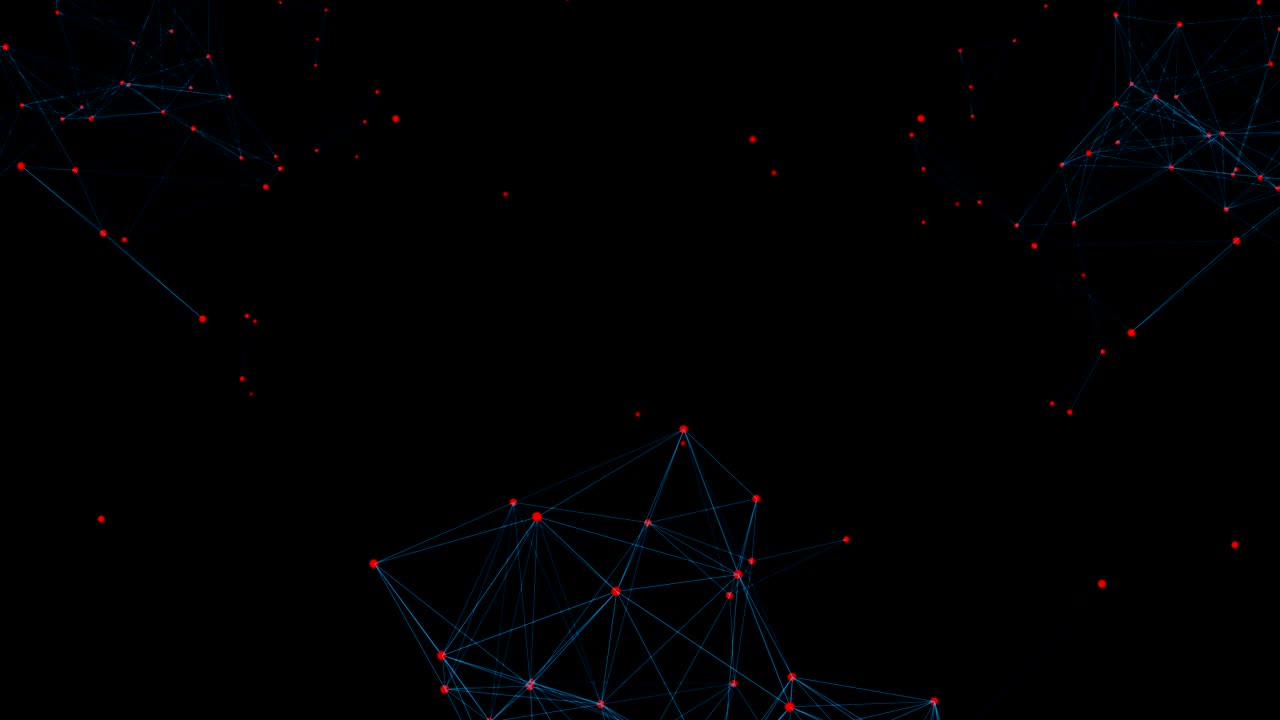 Abstract Global network connection dots and lines Linking entities. Geometric Technology concept loop background Network, networking, social media, internet communication. Medicine, science.