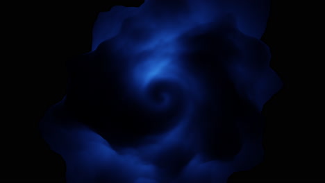 fantasy and mystical blue storm sky