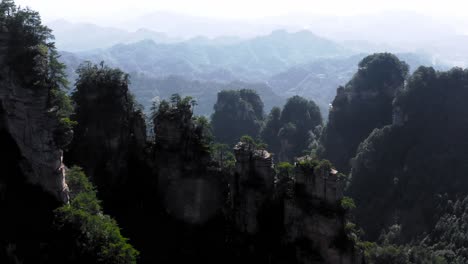 zhangjiajie vasto valle chino durante el día
