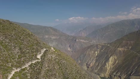 Aerial-shot-of-Colca-Canyon