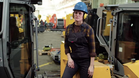 female worker at the factory