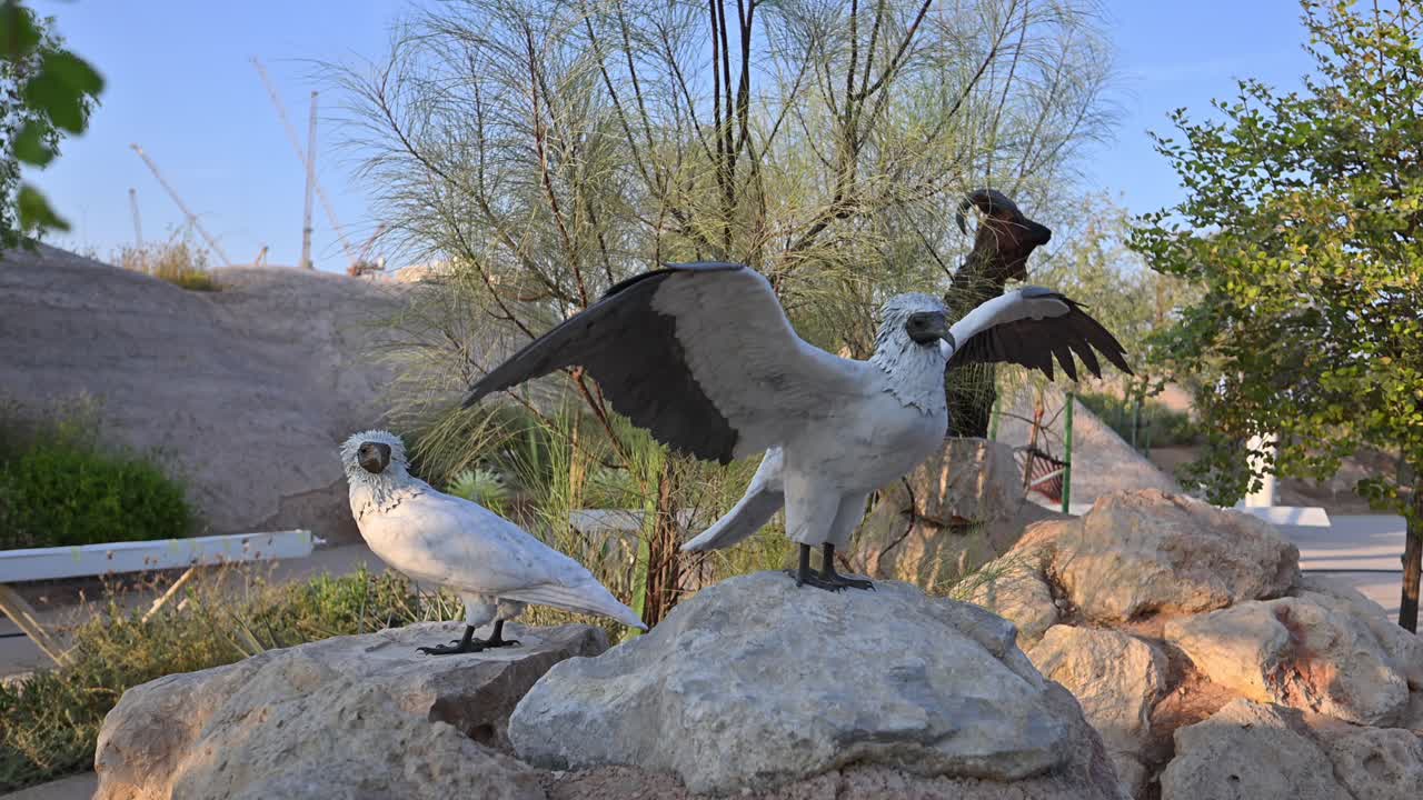 Al Masar Garden, located beside the Zayed National Museum in Abu Dhabi, UAE