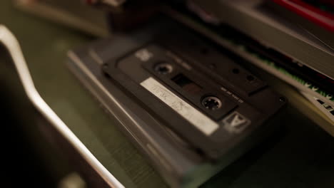 retro styled image of an old audio compact cassette