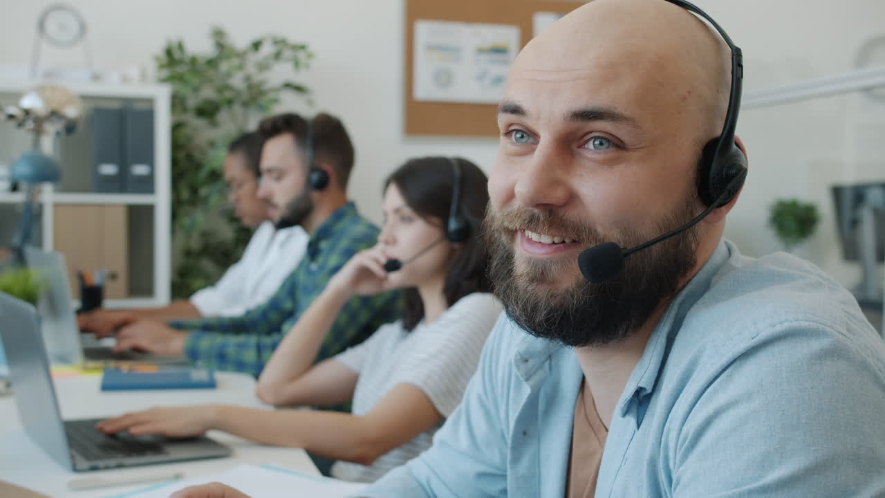 Customer Service Team in Office