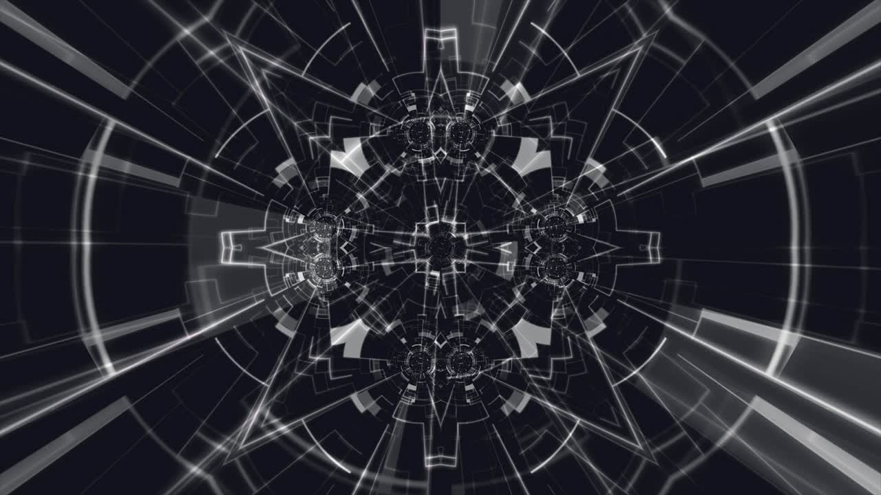 hi tech digital geométrico disco bucle