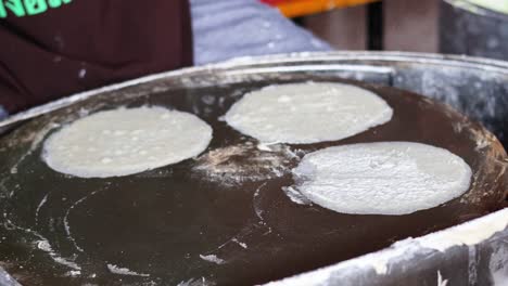 sequential preparation of cotton candy crepes