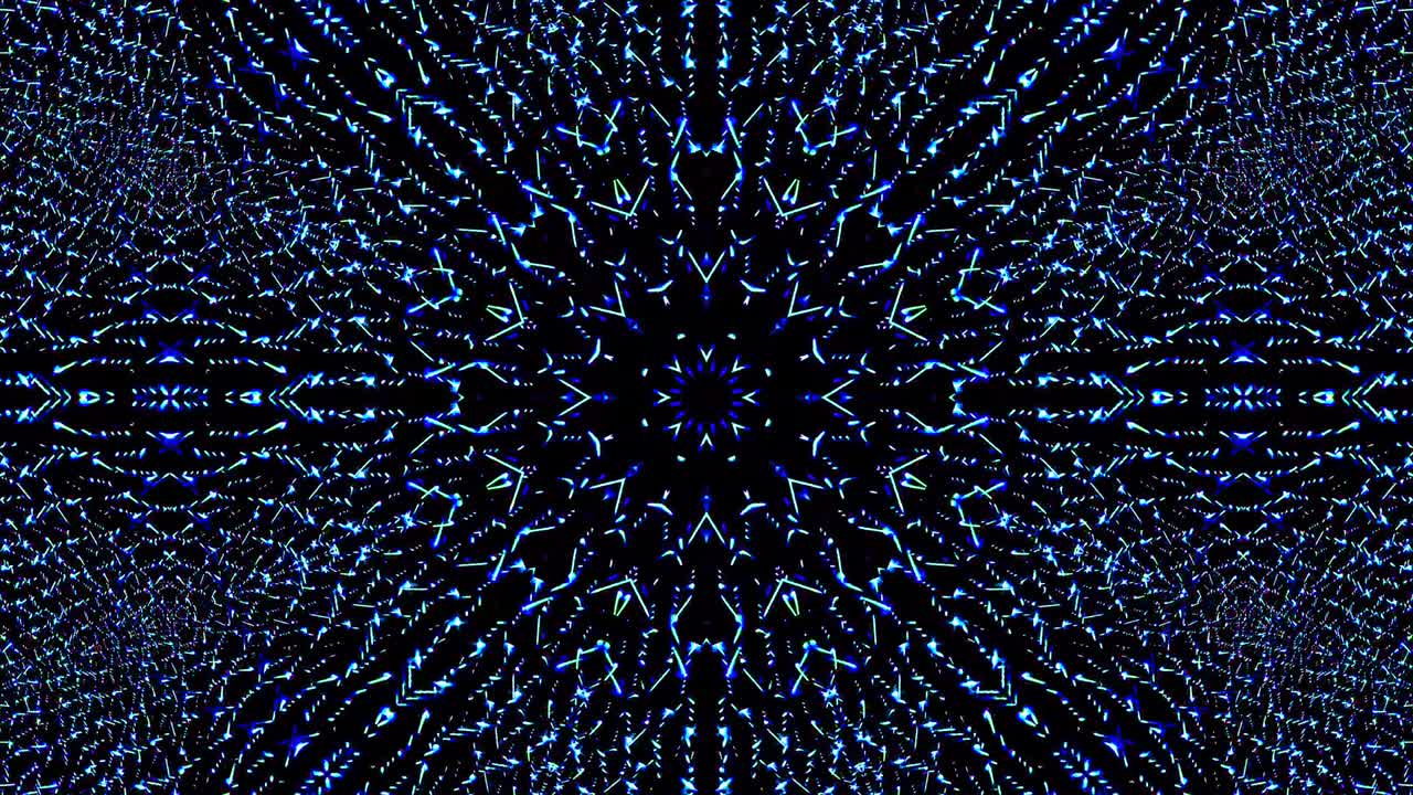 Bright abstract light governing full color, kaleidoscope