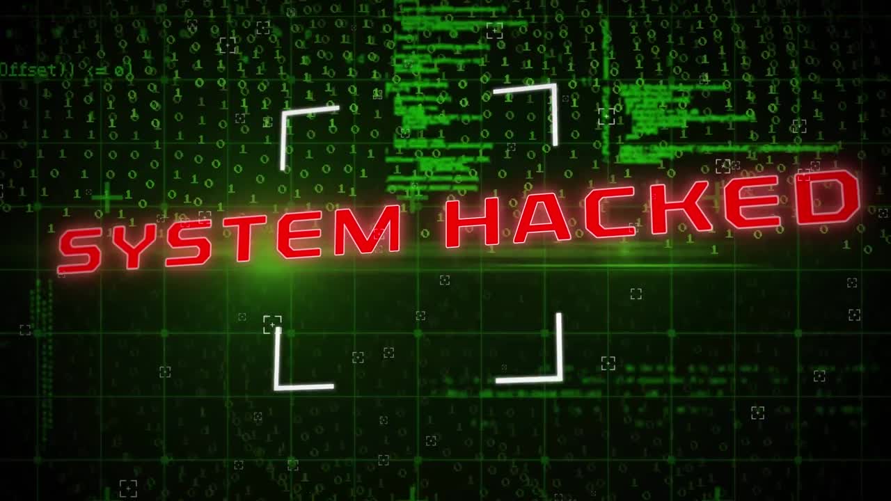 animación de texto y formas hackeadas por el sistema a través del procesamiento de datos