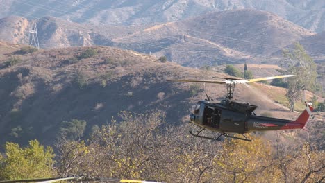 huey despegando del campo