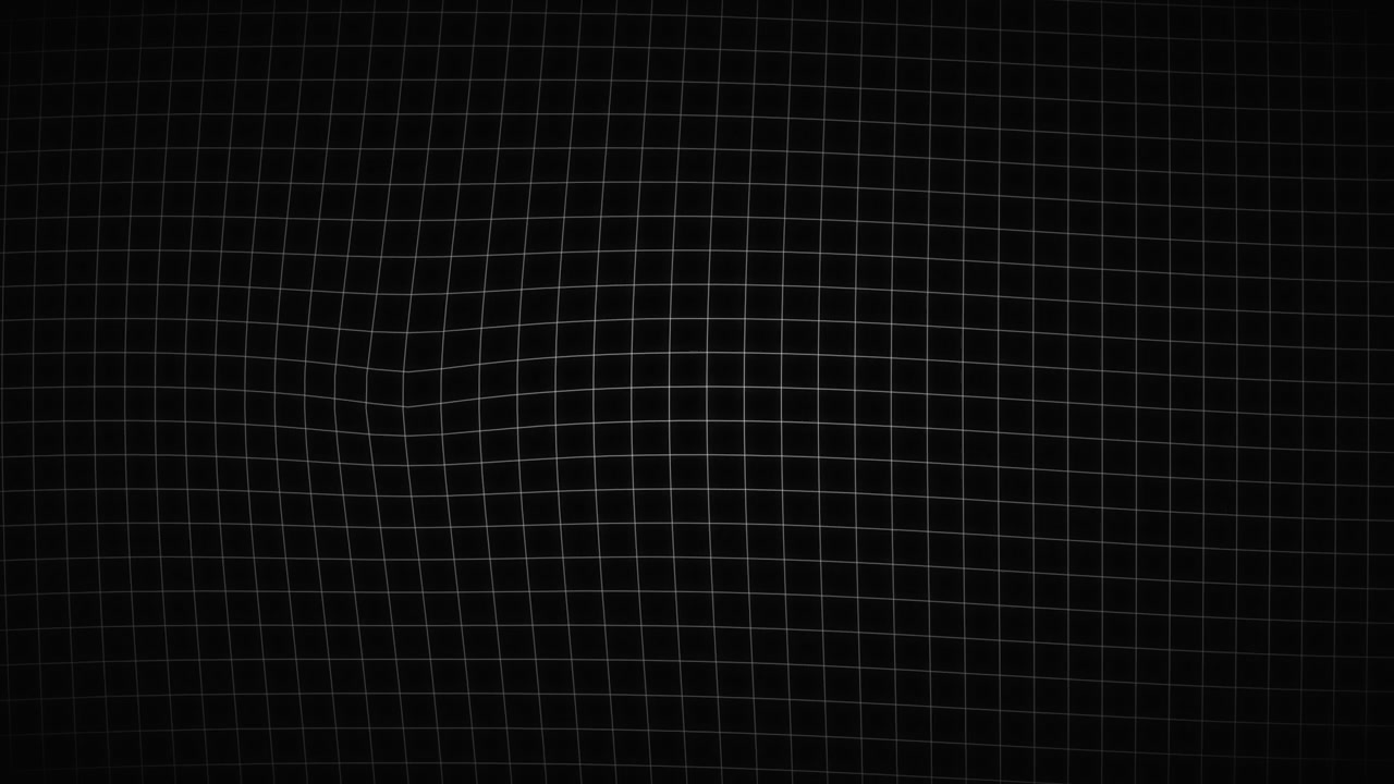 Abstract Digital Grid Background with Pulsing Distortion Effect