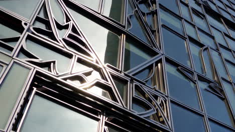 modern architectural facade detail