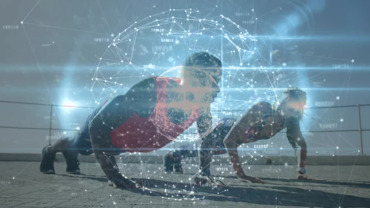 야외 운동을 하는 여성과 남성에 대한 연결 네트워크의 활성화