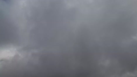 Mid-afternoon-thunderstorm-rain-clouds-forming-and-blending-across-the-african-horizon-time-lapse,-noise-free-4k-footage