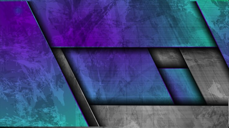Sfondo animato astratto con strisce grunge e movimento tecnologico