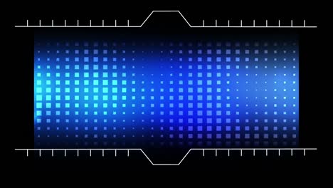 Digital-frame-opening-on-a-blue-disco-background