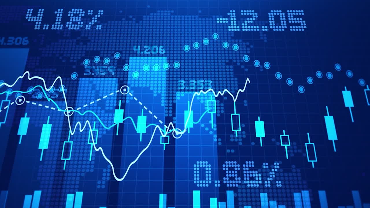 World Map With Business Digital Data Information