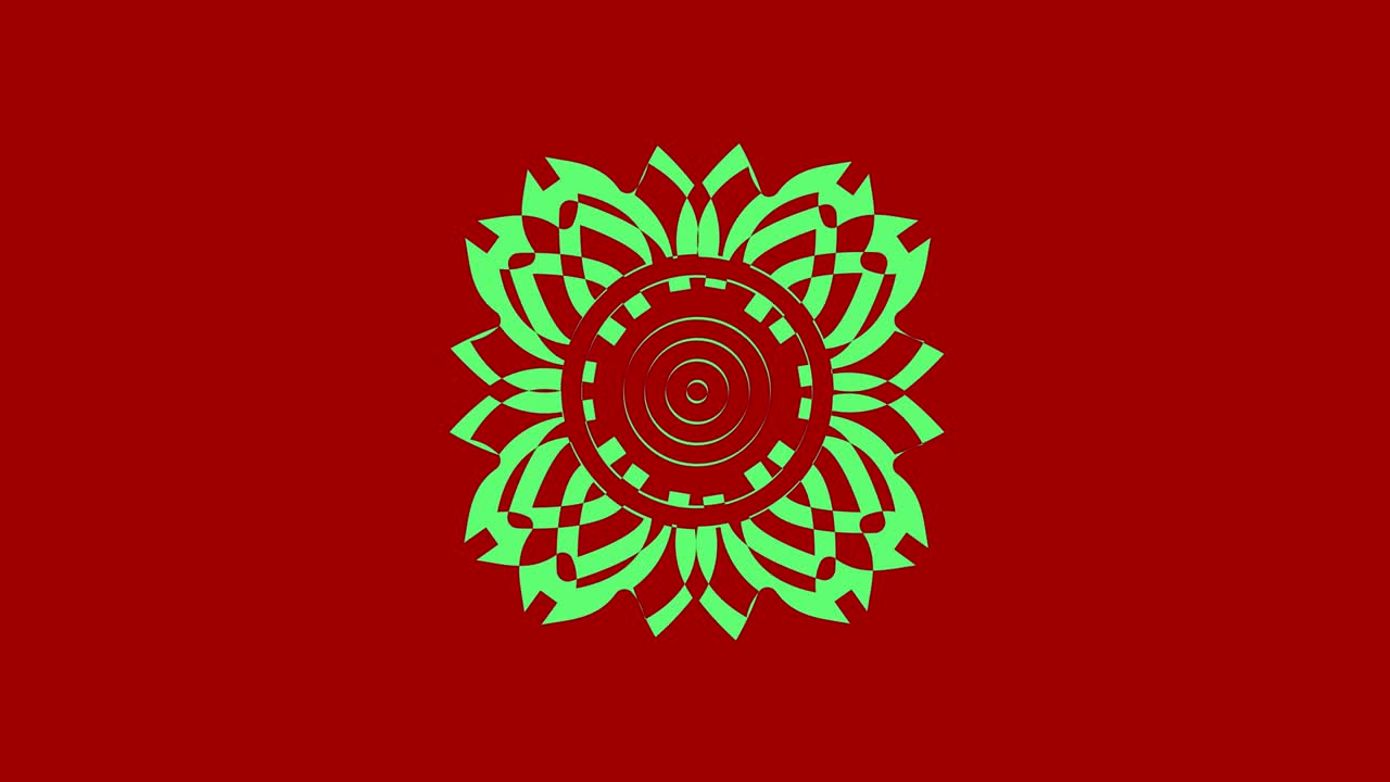 modelo de video 4k con efecto estroboscópico e hipnótico, en formato de video 16: 9.