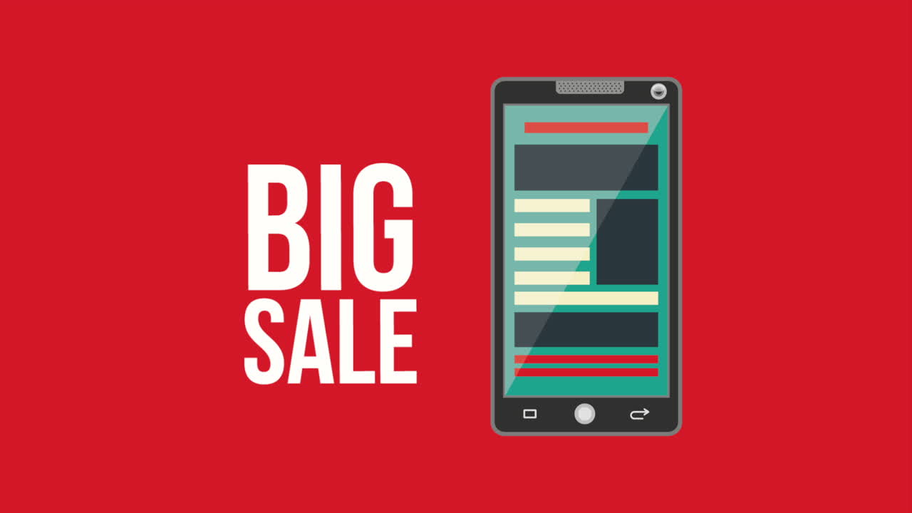 휴대 전화에 대한 큰 판매