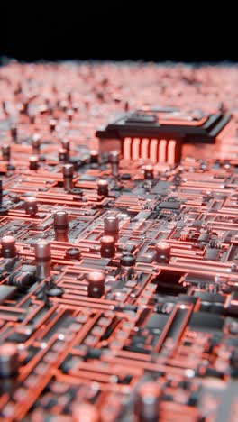 abstract futuristic circuit board design