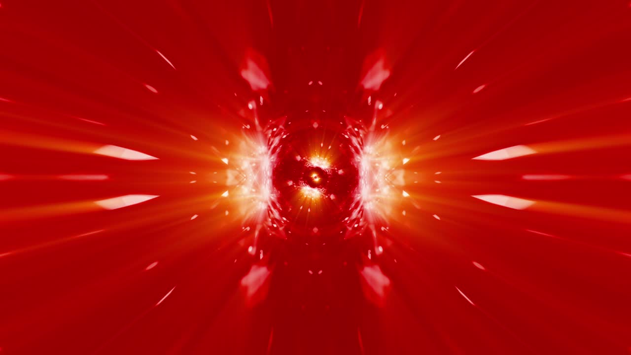 빛나는 노란색, 오렌지색, 빨간색 빛, 추상 그래픽, 모션, cgi 배경, 애니메이션, 4k 3d 렌더링, 빛의 속도와 함께 원활한 루프 움직임, vj 루프 음악 무대