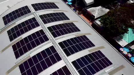 Aerial-View-of-Solar-Panels-on-Modern-Building-Roof