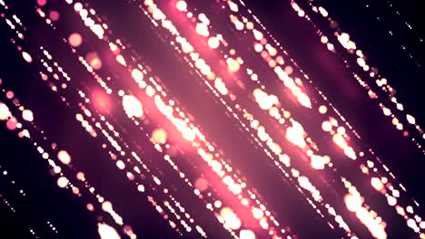 cuerdas de luz de moda rosadas