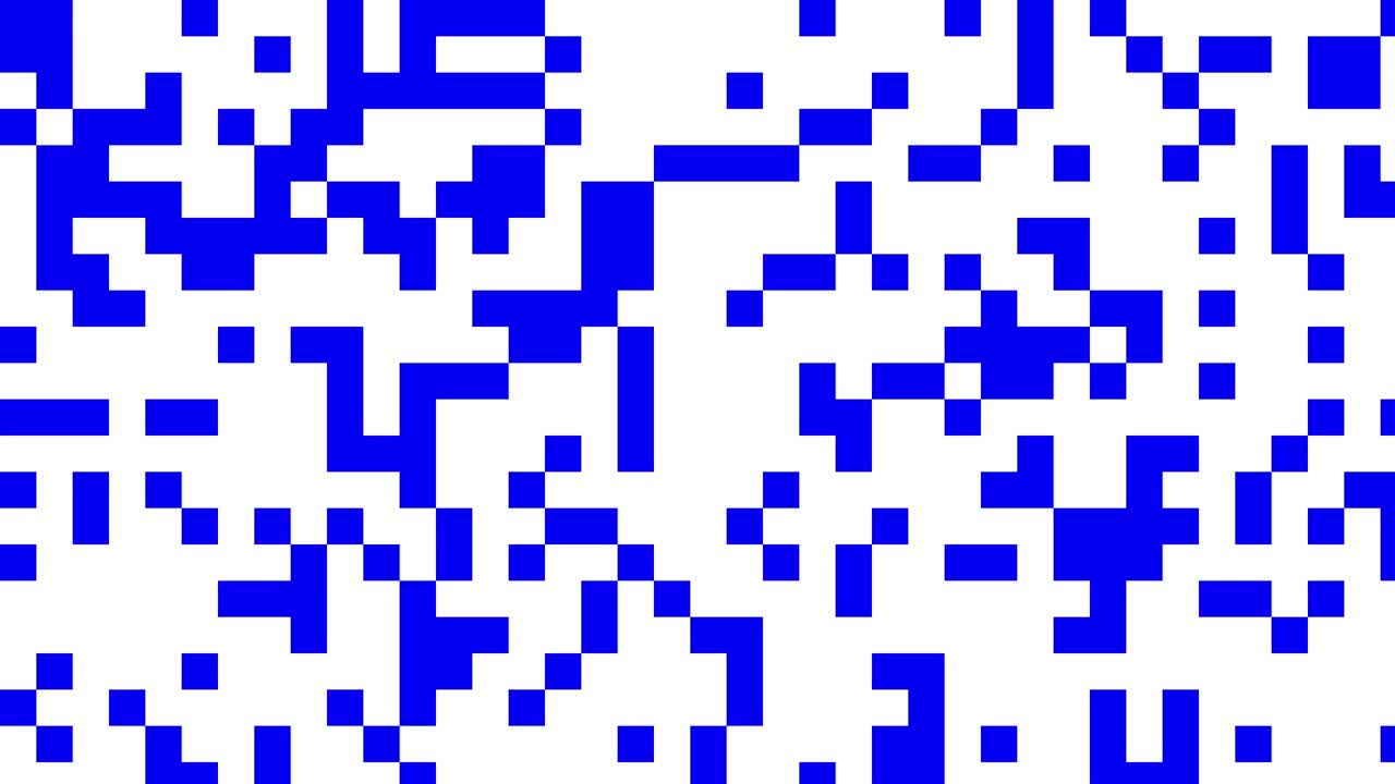 파란색 디지털 사각형 배경