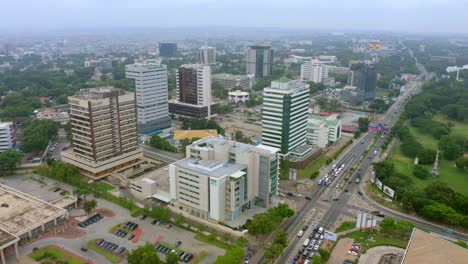 aerial shot of the city of accra in ghana during the day_23