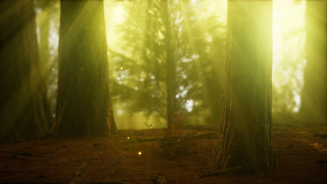 안개 가 있는 안개 숲 에 있는 반 ⁇ 불